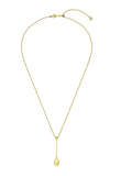 Champagne Moon Dew Drop Silver Darling Necklace