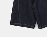 Doppin Incision Adjust Washing Denim Bermuda Pants