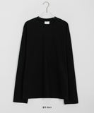 [unisex] Charing Side Slit Over Long Sleeve Tee