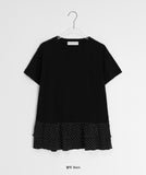 Killing Dot Frill Short Sleeve Tee