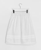 Ritte Pocket Frill Banding Midi Skirt