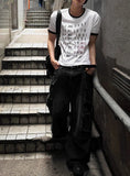 Crop Muscle Fit Ringer Archive T-shirt