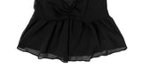 Sean V Shirring Frill Sleeveless Blouse