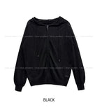 Lenti Summer See-through Hood Zip-Up