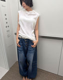 (unisex) 4-BUTTON BALLOON DENIM