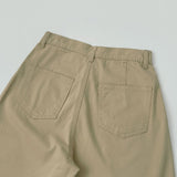 Patch Point Elbow Length Bermuda Half Cotton Shorts