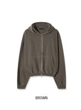Poming Vintage Pigment Hood Zip-Up