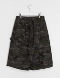 [unisex] Hobur Camo Carpenter Banding Bermuda Pants
