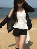 Bustle Rivet Studded Short Pants