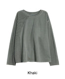 Earthon Waffle Pigment Long Sleeve