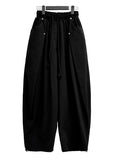Maxi wide washed pants