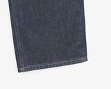 Racket Raw Back Adjust Wide Denim Pants