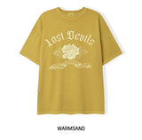 Flower Pigment Oversized Fit Short Sleeve