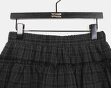 Sharid Check Frill Mini Skirt