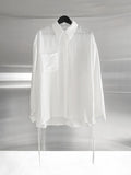 Lia Shirred See-through Balloon Shirt