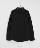 Covendi Shoulder Pintuck Cotton Over Shirt