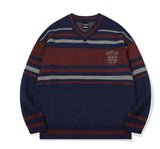 Cheese Club V-neck Knit