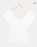 Penlu Daily U-Neck Short Sleeve T-Shirt