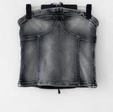 Raptie Denim Halter Top