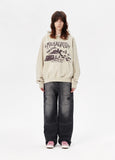 FATIGUE ZIP DENIM PANT