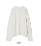 Clo damage loose fit knitwear