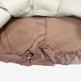 Martina Leather Jacket + Pleated Skirt Set