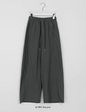 Herdy Nylon Banding Side Snap Wide Jogger Pants