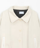 Raumi color matching line collar jacket