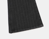 Clun Stripe Span Bootcut Denim Pants