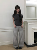 [Planning] Leju Slim Round Cotton Short Sleeve T-Shirt