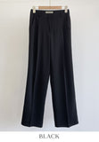 Flynn Summer Cool Pintuck Wide Slacks