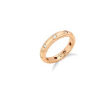 Essence Silver Moissanite Accent Point Ring