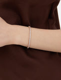 Essence Silver 4 Prong Tennis Bracelet 3mm