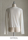 Kiet V-neck pendant knit cardigan