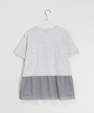 [BAONHAUS] Genbo Frill Tiered Short Sleeve Tee