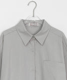 [BAONHAUS] Betine Basic Pocket Over Shirt