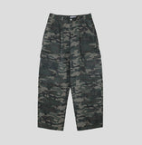 Pattern Rivet Pin Tuck Balloon Cargo Pants