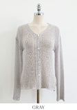 Alin V-neck Tefsa Cool Knit Cardigan