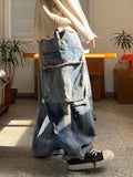 Wave Washed Balloon Cargo Denim