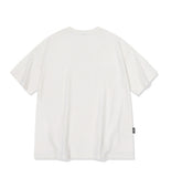 Draw Stitch Embroidered Short Sleeve Tee