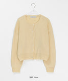Lucyuni Color Round Knit Cardigan