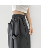 Folding Cut Snap Knee Length Bermuda Shorts