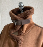 Metir High-Neck Dumble Mustang Double Long Coat