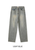 Tioz Washing Wide Denim Pants