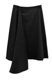 Reden Hull Unbalanced Flare Skirt