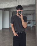 [LAN ARCHIVE] Pintuck Waffle Short Sleeve T-Shirt