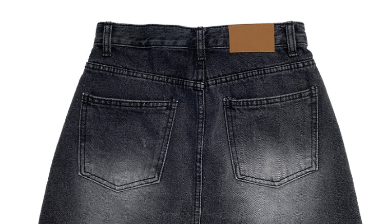 【Anyone more】Shino Washing Denim Mini Skirt 03-27-