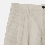 Basel Two-Tuck Corduroy Wide Pants