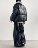 Dutch Black Balloon Wide Denim
