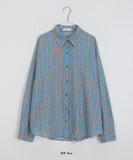 Manei Summer Color Check Over Shirt